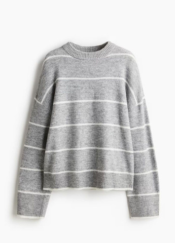 Светло-серый демисезонный свитер H&M