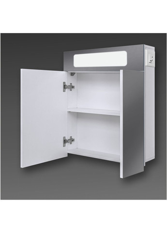 Дзеркальна шафа панорамного типу для ванни з оригінальним підсвічуванням G9 - 60 Seria A (372113513)