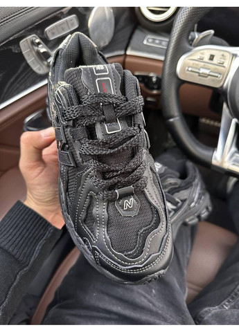 Черные демисезонные кроссовки мужские new balance 1906d black leather нью беланс 1906d No Brand