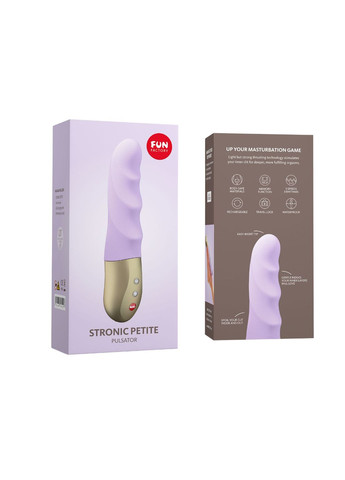 Мініпульсатор STRONIC PETITE pastel lilac, 8 режимів, підходить для початківців - CherryLove Fun Factory (332209769)