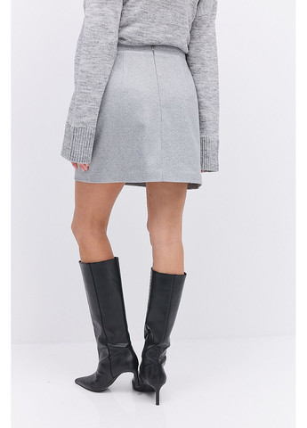 Кашемірова спідниця міні темно-сірого кольору Arjen (364967481)