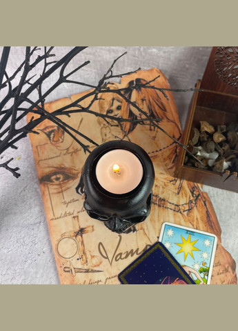 Свічник на ніжці у формі черепа No Brand (322347075)