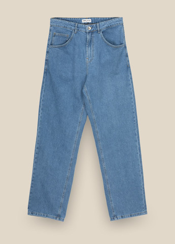 Голубые демисезонные регюлар фит джинсы LAWA