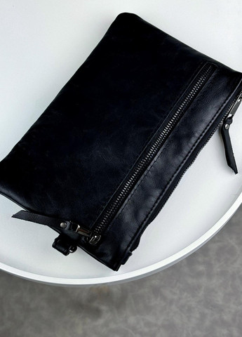 Шкіряний клатч із натуральної гладкої шкіри Vishnya (317619908)