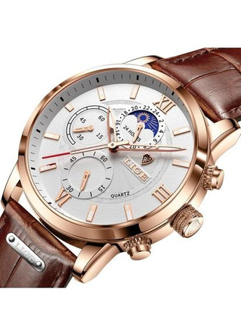 Наручные часы мужские Signature Золотой (2571) Lige (364274381)