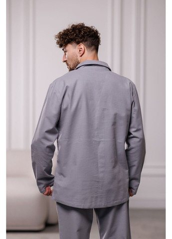 Пижама мужская фланель SOFT светло-серая Handy Wear (317206503)