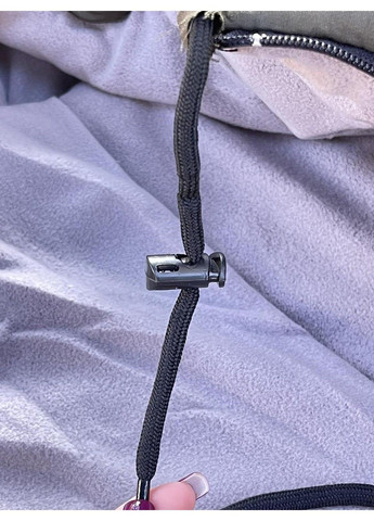 Зимовий спальний мішок на флісі до -35С (Оливковий) No Brand (332636895)