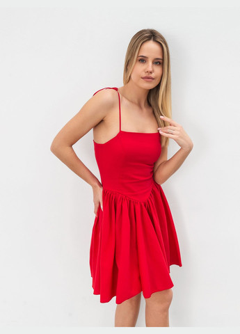 Красное платье Romashka однотонное