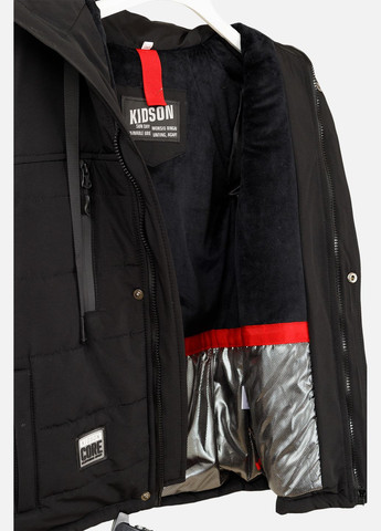 Чорна зимня куртка для хлопчика колір чорний cb-00258385 No Brand