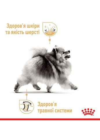 Сухой корм Pomeranian Adult для взрослых собак породы Померанский шпиц 0,5 кг Royal Canin (290186984)