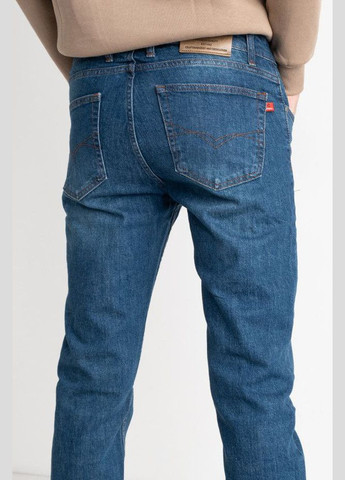Синие демисезонные прямые джинсы мужские синего цвета Let's Shop
