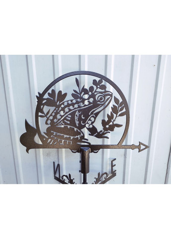 Флюгер Лягушка, флюгер на кровлю из металла 2 мм. No Brand (368896756)