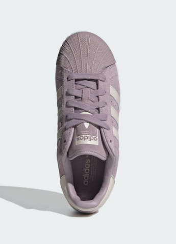 Фиолетовые всесезонные кроссовки superstar xlg adidas