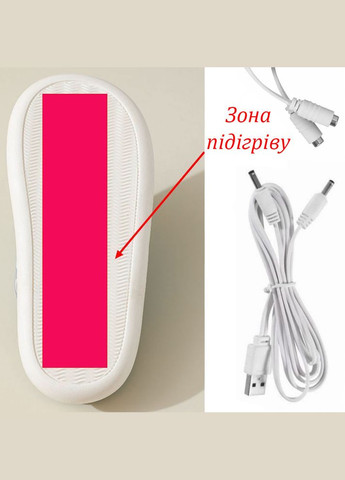 Домашні жіночі капці A-230 Pink кімнатні з підігрівом теплі 12 шт. Lesko (360505280)