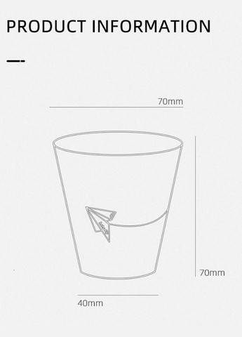 Чашка для кофе 3BOMBER Winter Cup 120мл Grey (C5091G) MHW-3BOMBER (317922307)