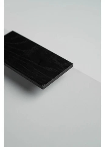 Меблева ручка з дерева 110*55 мм Plato black No Brand (382603075)