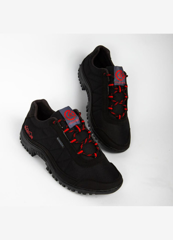 Черные демисезонные кроссовки мужские с 3d подкладкой Kindzer К-405