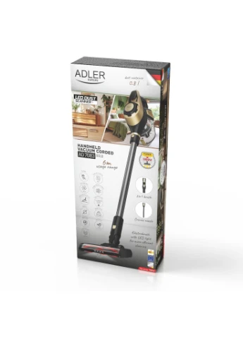 Вертикальний акумуляторний пилосос AD 7086 з LED щіткою Adler (392266850)