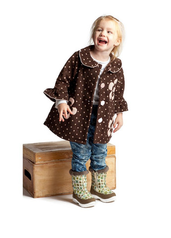 Зимние детские зимние сапоги войлочные зеленые цветы Oldcom с цветами