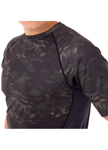 Комбинированная футболка тактическая компрессионная мужская ty-9189 камуфляж синий (06494009) 5.11 Tactical