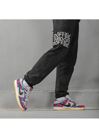 КРОСІВКИ ЖІНОЧІ NIKE PARRA X SB DUNK LOW 2021 НАЙК СБ ДАНК No Brand комбіновані демісезони (392009403)