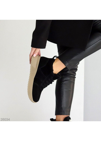 604 Кросівки Зимові Замшеві Чорні утеплені KDSL чорні зими (372384854)