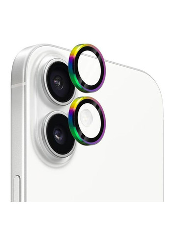 Захисне скло Metal Classic на камеру для Apple iPhone 17 (6.3") Rainbow No Brand (365750025)