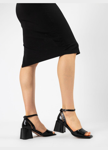 Черные босоножки (1276л) Brocoli