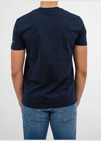 Темно-синяя футболка мужская с коротким рукавом Armani ICON PERIOD