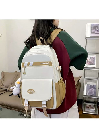 Школьный набор с рюкзаком LANSHIYA 4 в 1 с белым 1354 No Brand (365876330)