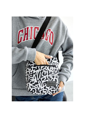 Женская сумка через плечо мессенджер Makros принт "GRAPHITY" Sambag (329692796)