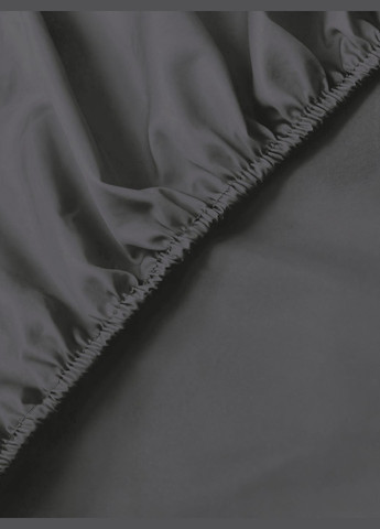 Простынь на резинке сатин Grey 90х190 (GDSGSHEETF090190) Good-Dream (321966607)