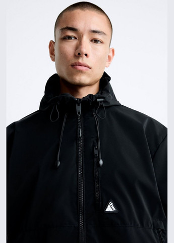 Чорна демісезонна куртка Zara 4302 413 BLACK