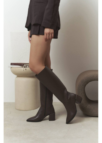 Зимние кожаные сапоги Helen