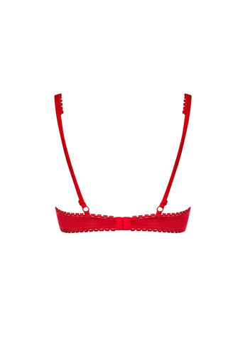 Червоний бюстгальтер з відкритими чашечками lovica Obsessive