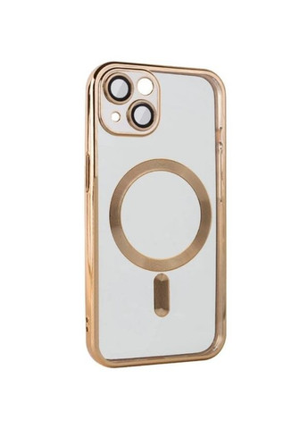 Чохол для Apple iPhone 15 Plus з MagSafe та захистом камери Gold No Brand (278078130)