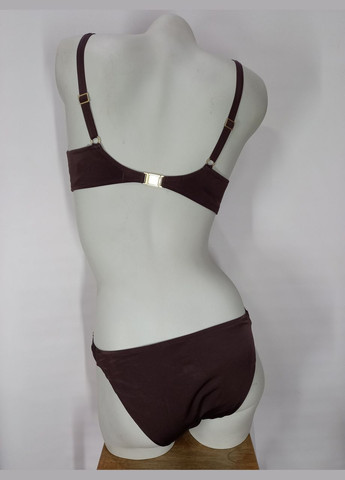 Коричневый летний раздельный купальник с мягкой чашкой шоколадный размер 75д 6731kr Chantelle