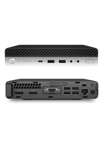 Моноблок 27" міні ПК HP/MSI EliteDesk 800 G3 s115 Core i5-6500T/ DDR4 8GB/ SSD256GB M.2/ Wi-Fi Black Lesko (352013315)