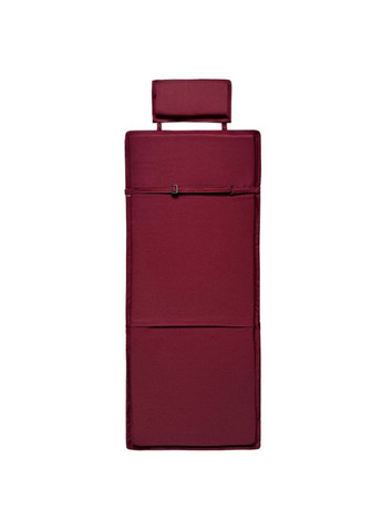 Матрас садовый для лежака с подголовником 120х50х2 см. бордо. No Brand (324832711)