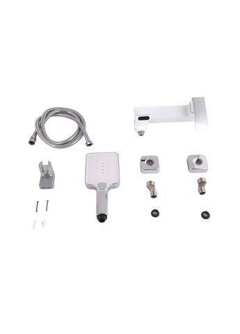 Смеситель для ванны Swan Cascada с поворотным изливом (c душевым гарнитуром) Chrome/White Qtap QTSWA260CRW45569 (346492514)