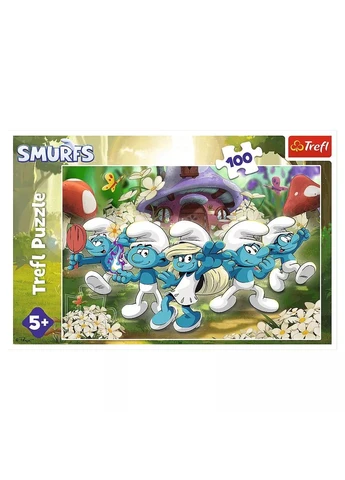 Пазлы The Smurfs Встреча со смурфами 100 эл (22575) Trefl (375071608)