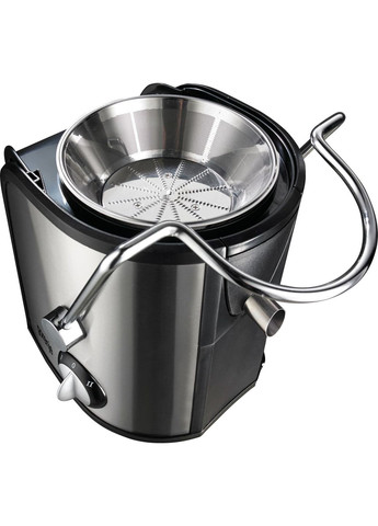 Соковыжималка отцентрированная 800Вт, чаша 1.1л, жмых-1.5л, желоб на целое яблоко, пластик/металл, черный Gorenje (315604851)