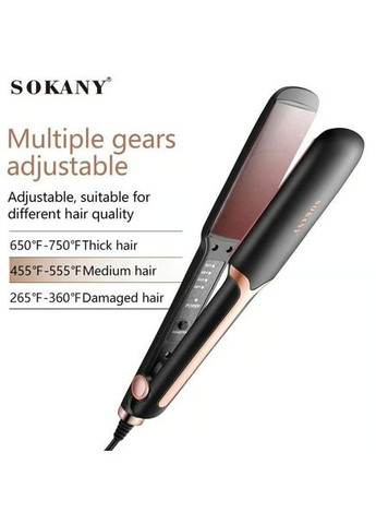 Щипцы выпрямитель для волос SK-1907 плойка с индикатором работы Sokany (322426447)