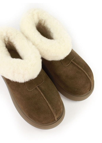 Жіночі шкіряні угги на товстій підошві It-Girl (371955954)