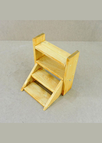 Підставка для квітів з дерева Канарія каррі (ЦВП-000903) No Brand (328225073)