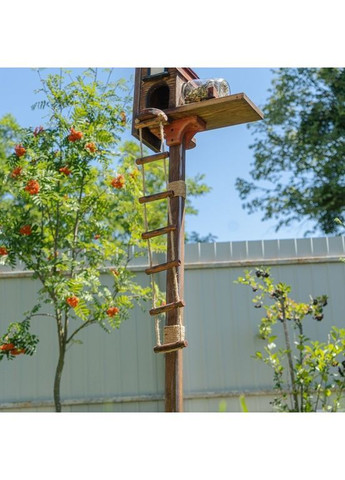 Кормушка для белок и бурундуков на ножке Башня No Brand (362210008)