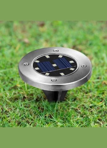Светильник на солнечной батарее Solar Ground Light, 9 LED, 600 мАч, точечный, водонепроницаемый фонарь, садовый, встроенный, YUNLIGHTS (381092633)