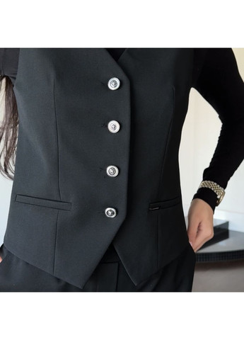 Черный женский жилет j.london женский классический на пуговицах костюмный. J. London - всесезон