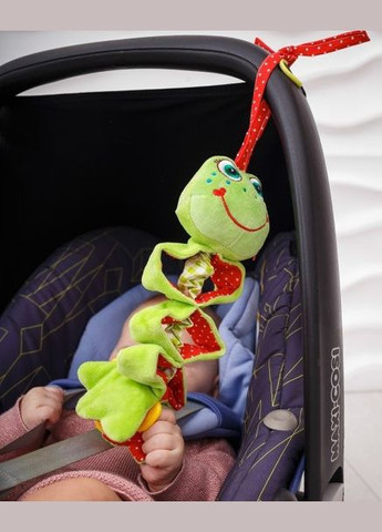 Игрушка мягконабивная "Лягушка" МС 11030502 Вибро-подвеска на коляску Macik (301789089)