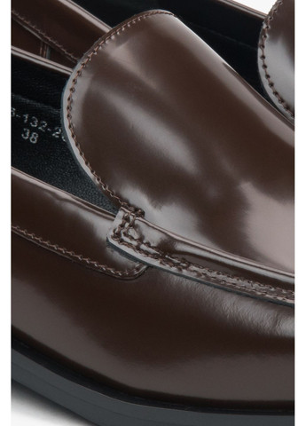 Estro Лоферы, цвет коричневый коричневый з, украина — демисезон (367185830)